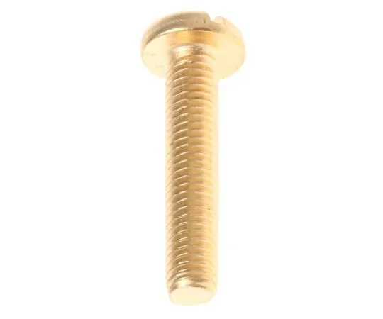 63-7575-57 RS Pro, M5 Pan Head, 25mm Brass Slot0.8 483-1628