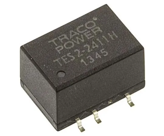 63-7724-28 TRACOPOWER TES 2H 2W Isolated DC-DC Converter Surface Mount, Voltage in 21.6 → 26.4 V dc, Voltage out 5V dc TES 2-2411H