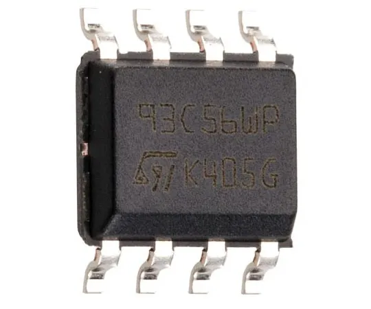 63-7691-73 STMicroelectronics M93C56-WMN6TP, 2kbit Serial EEPROM Memory, 200ns 8-Pin SOIC Serial-Microwire M93C56-WMN6TP