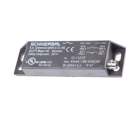 63-7645-01 BNS33 Magnetic Safety Switch, Plastic, 100 V ac/dc BNS 33-11Z-ST