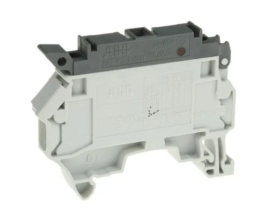 63-7657-95 Entrelec, Grey, SNK Series, 6.3A F***d DIN Rail Terminal 1SNK508415R0000