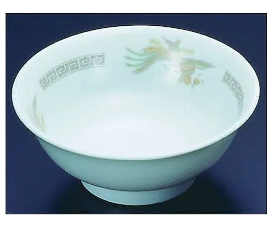 62-6847-35 Pottery "Kaminarimon Phoenix" Takadai Rice Bowl 7.5 K-1