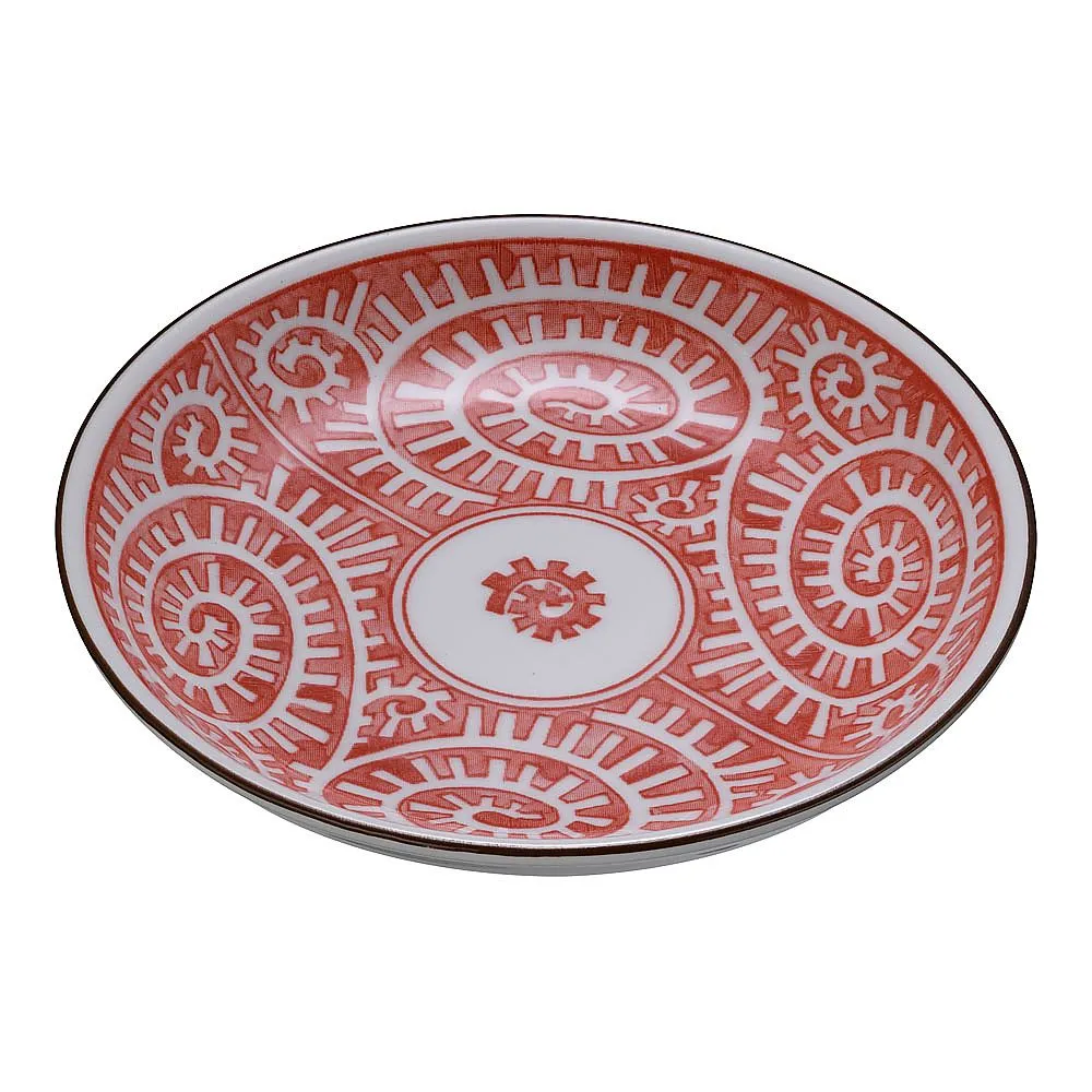 62-6841-22 Vermilion Octopus 4-Sized Plate T03-105