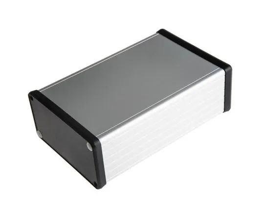 63-7557-99 Hammond 1455, Aluminium Enclosure, 160 x 103 x 53mm 1455N1602