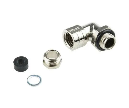 63-7654-95 Lapp Skindicht RWV-M M12 Cable Gland With Locknut, Nickel Plated Zinc, IP55 52107800 & 52103000