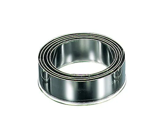 69-5191-55 18-0 Stainless Steel Putty Round 5pcs Set (#14~18) 3559901