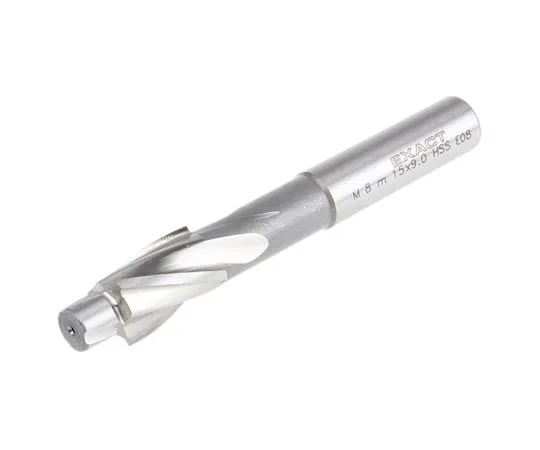 63-7597-50 HSS M8 100 mm Counterbore Drill Bit, 15mm Cutter Diameter, 12.5 mm Plain Shank 5845