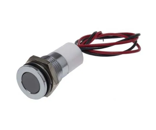 63-7717-86 RS PRO White Indicator, 12 V dc, 14mm Mounting Hole Size, Lead Wires Termination, IP67 703-8936