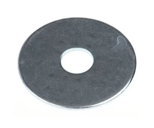 63-7660-03 Bright Zinc Plated Steel Mudguard Washer, M10 x 40mm, 1.5mm Thickness 666-7781