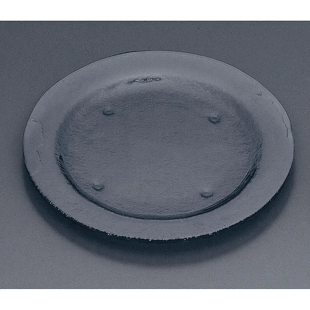 62-6835-88 Tiger Glass Round Plate 270 Gray 162-031-02