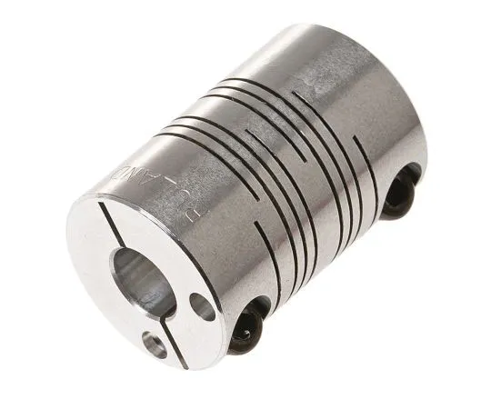 63-7570-98 Ruland Aluminium Flexible Beam Coupling, FCMR25-10-10-A, Bore A 10mm Bore B 10mm Clamp FCMR25-10-10-A