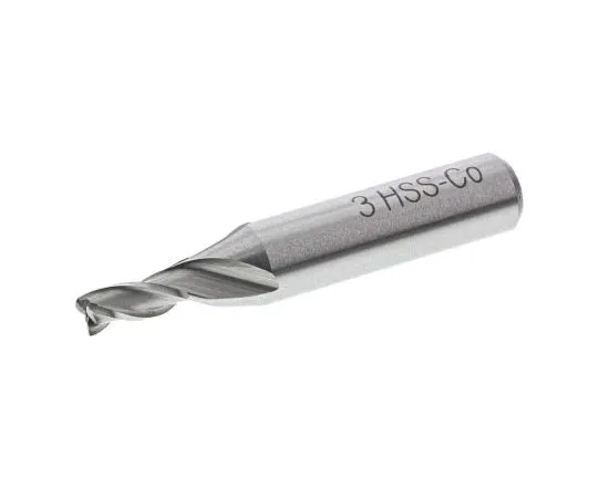 63-7611-38 RS PRO 34 mm HSS End Mill, 7.5mm Cut Length, 3mm Cut Diameter, 3 Flutes 523-0559