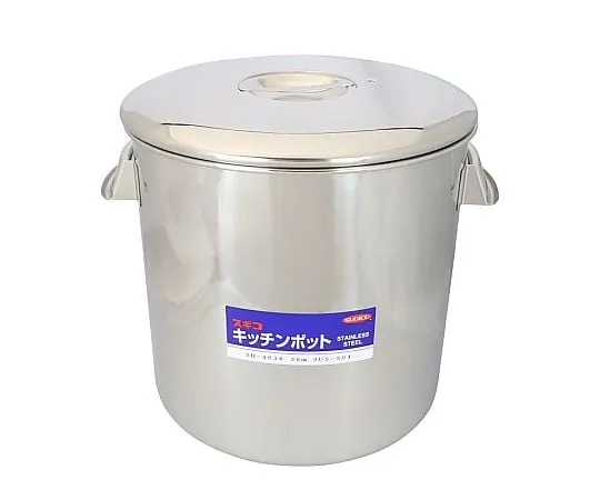 67-2401-34 18-8 Kitchen Pot (Inner Lid Type, with Scale) 48.0 L SH-4640D40cm