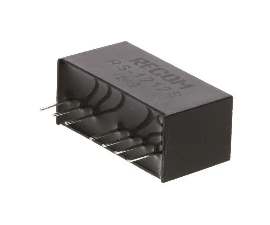 63-7568-22 Recom RS 2W Isolated DC-DC Converter Through Hole, Voltage in 9 → 18 V dc, Voltage out 12V dc RS-1212S