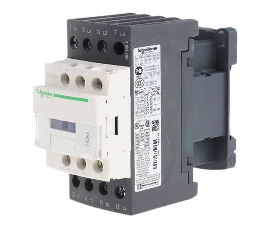 63-7554-68 Schneider Electric 4 Pole Contactor, 40 A, 110 V ac Coil, TeSys D, 4NO LC1DT40F7
