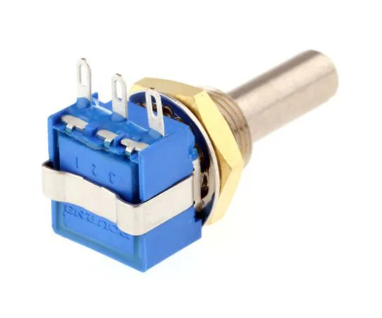 63-7609-62 Bourns 1 Gang Rotary Cermet Potentiometer with a 6 mm Dia. Shaft, 1kΩ, ±10%, 1W, Linear 53RAA-R25-A10L 53RAA-R25-A10L
