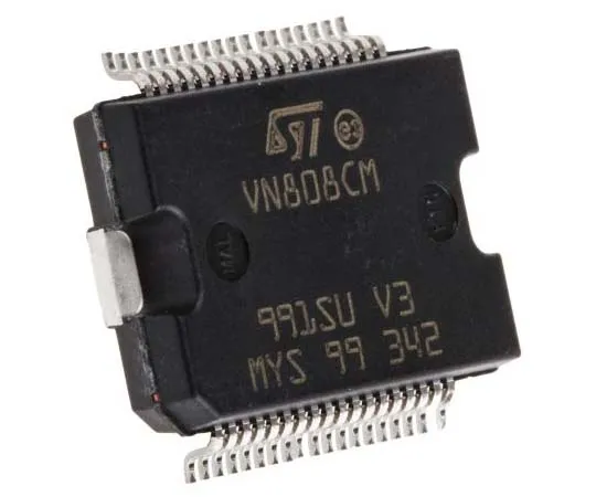 63-7745-21　STMicroelectronics VN808CM-E, Power Switch Octal-Channel 700mA 45 V max. 36-Pin, PowerSO　VN808CM-E