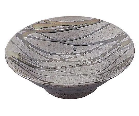 69-5207-25 Japanese Crockery Collection Black Iga Jugusa Rice Bowl 8 cm 8181500