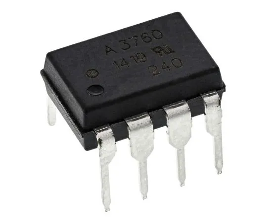 63-7628-59 Broadcom, HCPL-3760-000E AC/DC Input, Input Darlington Output Optocoupler, Through Hole, 8-Pin PDIP HCPL-3760-000E