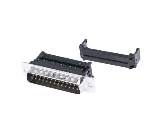 63-7699-51 Amphenol DFR Series 2.77mm Pitch 25 Way IDC D-Sub Ribbon Cable Connector, Plug, Steel Shell L17DBFRA25P