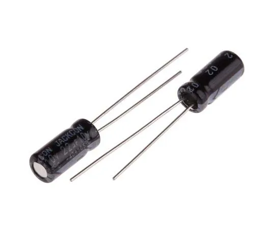 63-7736-29 RS PRO 22μF 10V dc Aluminium Capacitors, Through Hole 5 (Dia.) x 11mm +105°C 5mm 2mm 11mm 173-0254