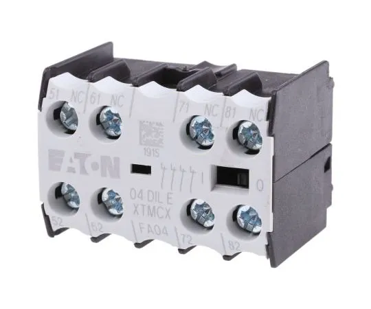 63-7564-31 Eaton, 4NC (4), Auxiliary Contact, Front Mount, 2.5 A dc, 4 A ac 010256 & 04DILE