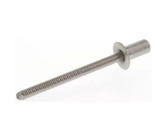 63-7602-28 Plain Stainless Steel Blind Rivet, 4.8mm diameter, 0 → 3.2 mm Thickness TD604GT