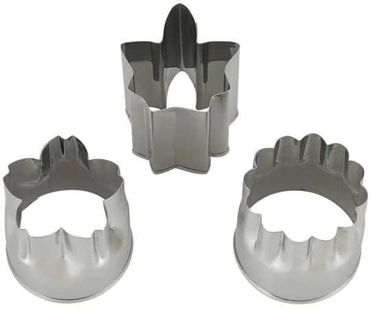 69-6395-86　KK Stainless Steel Non-Vegetable Flower 3-Pack　DH8058