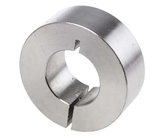 63-7702-61 Huco Collar One Piece Clamp Screw, Bore 20mm, OD 40mm, W 15mm, Stainless Steel 46102020
