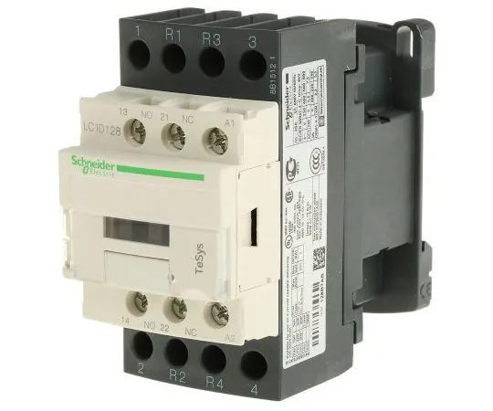 63-7554-73 Schneider Electric 4 Pole Contactor, 25 A, 24 V ac Coil, TeSys D, 2NO/2NC LC1D128B7