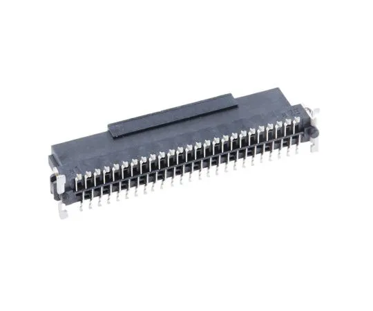 63-7635-87 ERNI SMC Series 1.27mm Pitch 50 Way 2 Row Straight PCB Socket, Surface Mount, Solder Termination 154719