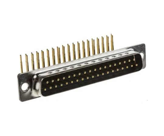 63-7612-58 RS 37 Way Right Angle Through Hole PCB D-sub Connector Plug, 2.77mm Pitch 528-3682