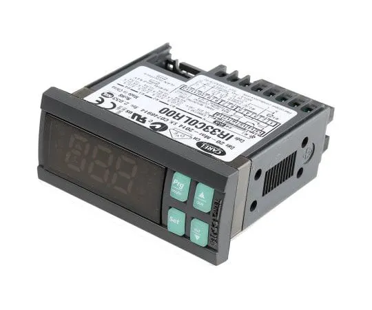 63-7601-50 Carel IR33 On/Off Temperature Controller, 76.2 x 34.2mm, NTC Input, 12 → 24 V ac Supply IR33C0LR00