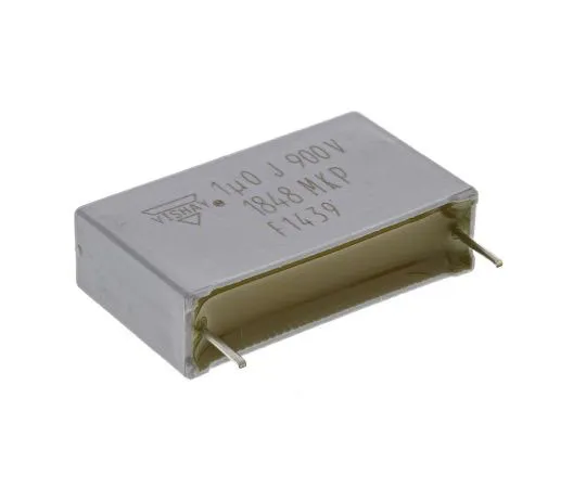 63-7689-51 Vishay 1μF Polypropylene Capacitor PP 900V dc ±5% Tolerance Through Hole MKP1848 DC-Link Series MKP1848510094K2