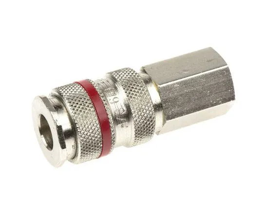63-7662-28 RS PRO Pneumatic Quick Connect Coupling Brass 1/4 in Threaded 667-1728