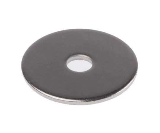 63-7653-72 Plain Stainless Steel Mudguard Washer, M5 x 25mm, 1.5mm Thickness 660-4765