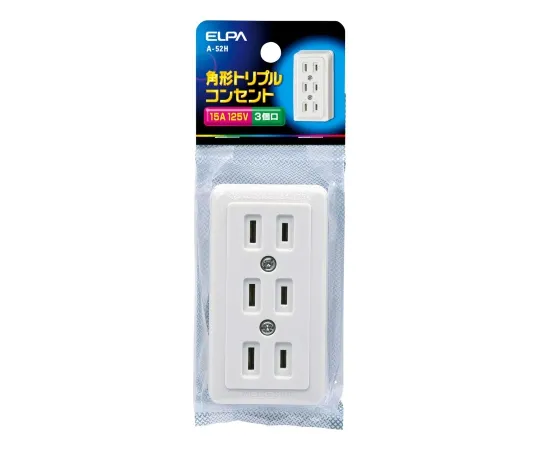 62-8563-81 Square shape Triple Outlet A-52H
