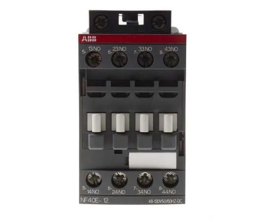 63-7739-24 ABB 4 Pole Contactor, 6 A, 110 V ac Coil, AF Range, 4NO 1SBH137001R1240  NF40E-12