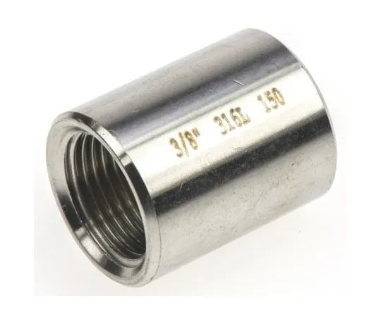 63-7591-83 RS Stainless Steel Socket 3/8in G(P) Female x 3/8in G(P) Female 499-2919