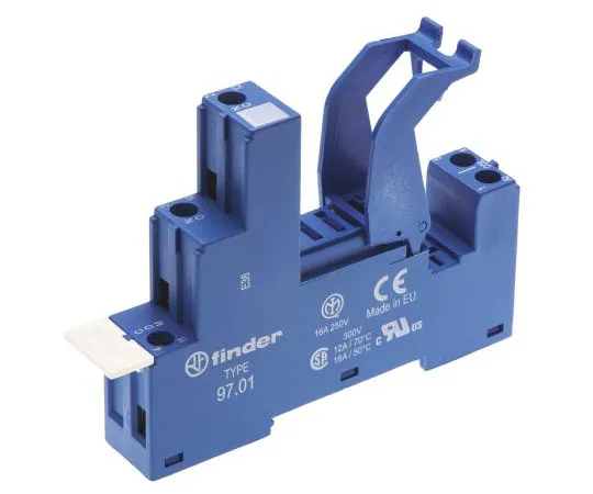 63-7615-90 Finder Relay Socket, 250V ac for *** with 34.81 Series Relay 97.01SPA