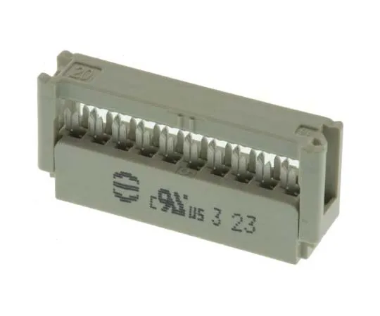 63-7703-44 Harting 20-Way IDC Connector Socket for Cable Mount, 2-Row 9185207803