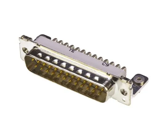 63-7554-31 TE Connectivity Amplimite HD-20 Series, 25 Way Right Angle Through Hole Eurostyle PCB D-Sub Connector Plug, 2.76mm 8-1393480-7