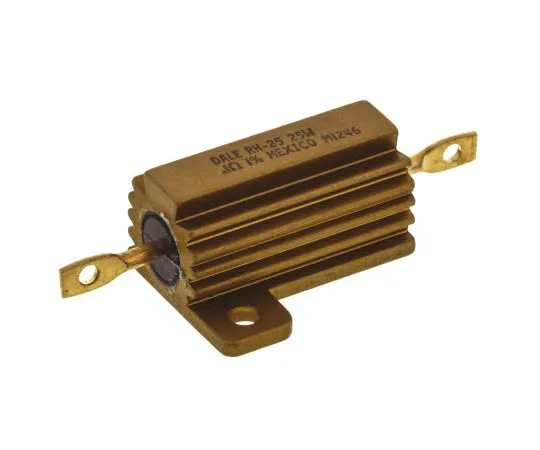 63-7688-51　Vishay RH025 Series Aluminium Ho***d Axial Wire Wound Panel Mount Resistor, 100mΩ ±1% 25W　RH025R1000FE02
