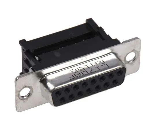 63-7699-50 Amphenol DFR Series 2.74mm Pitch 15 Way IDC D-Sub Ribbon Cable Connector, Plug, Steel Shell L17DAFRA15P