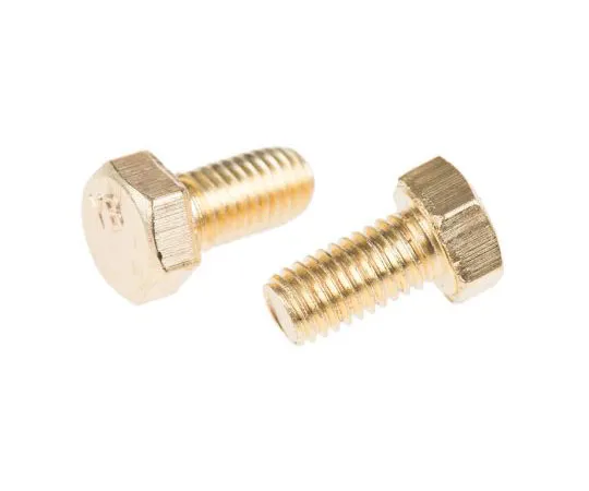 63-7573-70 Plain Brass Hex M5 x 10mm Set Screw 482-7786