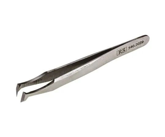 63-7621-19 RS PRO 115 mm, Anti-Magnetic Carbon Steel, Anti-Acid Tweezers 540-2029
