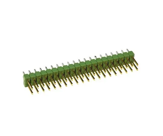 63-7666-42 TE Connectivity AMPMODU MOD II, 40 Way, 2 Row, Straight Pin Header 2-826632-0