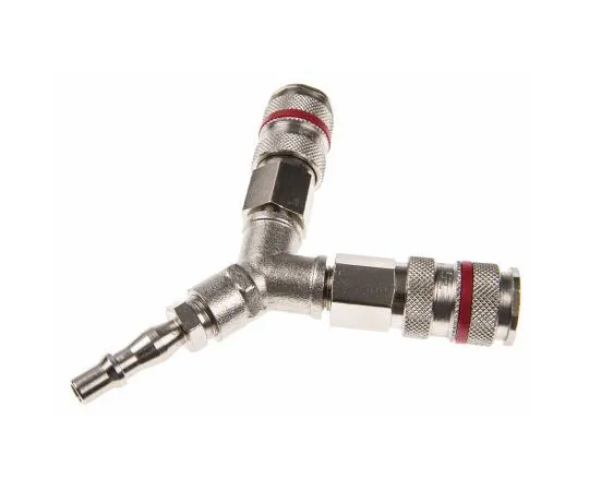 63-7662-23 RS PRO Brass Pneumatic Y Threaded-to-Tube Adapter, R 1/4 Male 667-1712