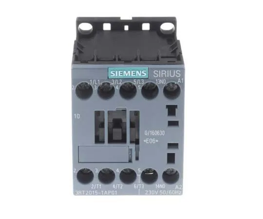 63-7721-20 Siemens 3 Pole Contactor, 7 A, 230 V ac Coil, SIRIUS Innovation, 3NO, 3 kW 3RT2015-1AP01