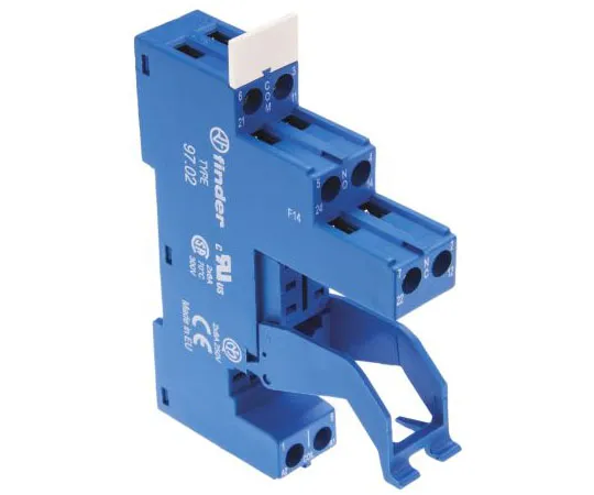63-7615-87 Finder Relay Socket, 250V ac for *** with 46.52 Series Relay 97.02SPA